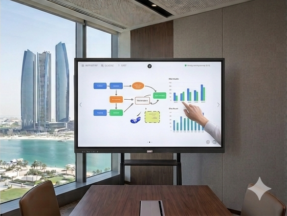 75 inch interactive display without camera